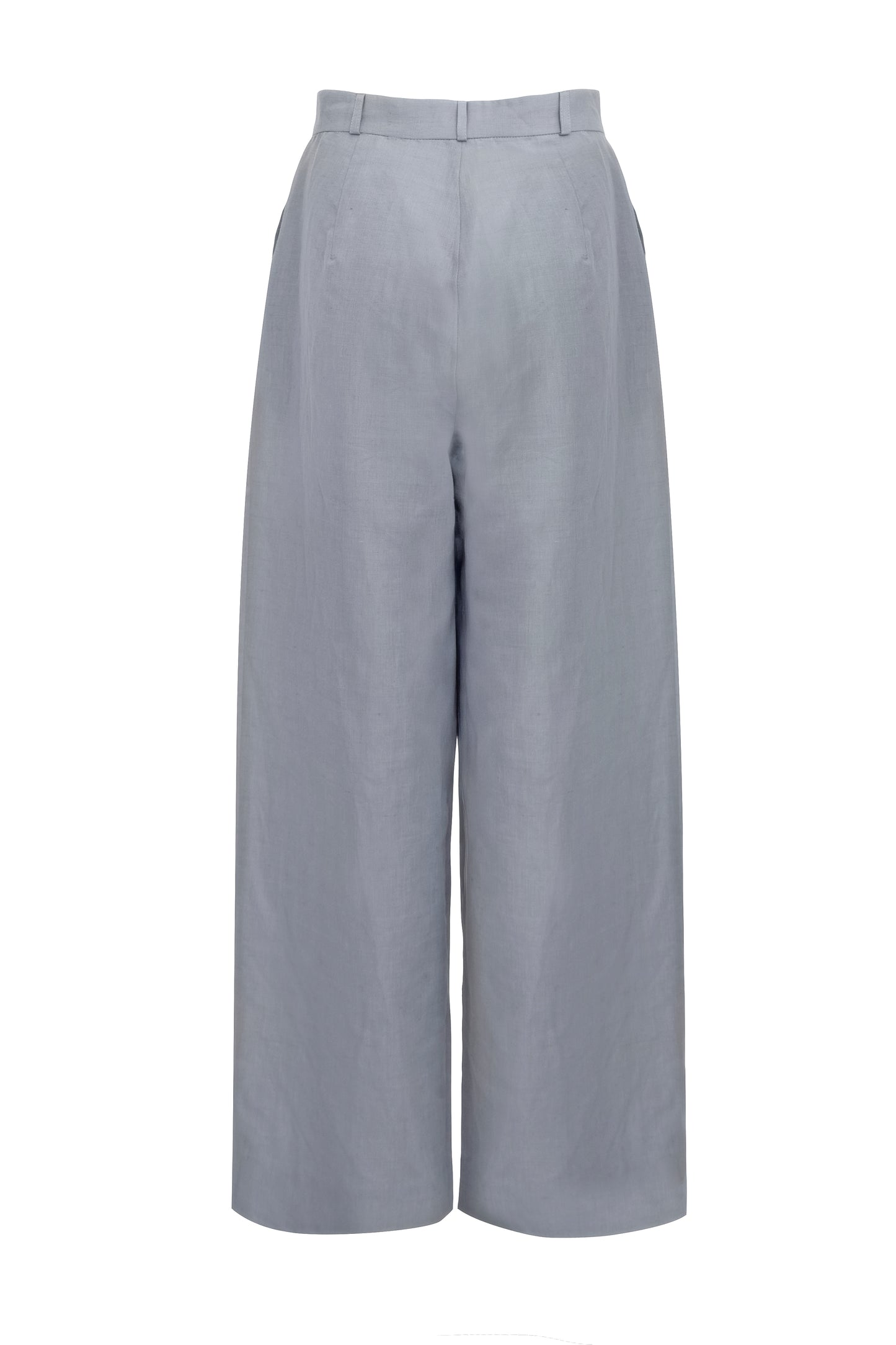 Tailored Wide Leg Pants in Linen