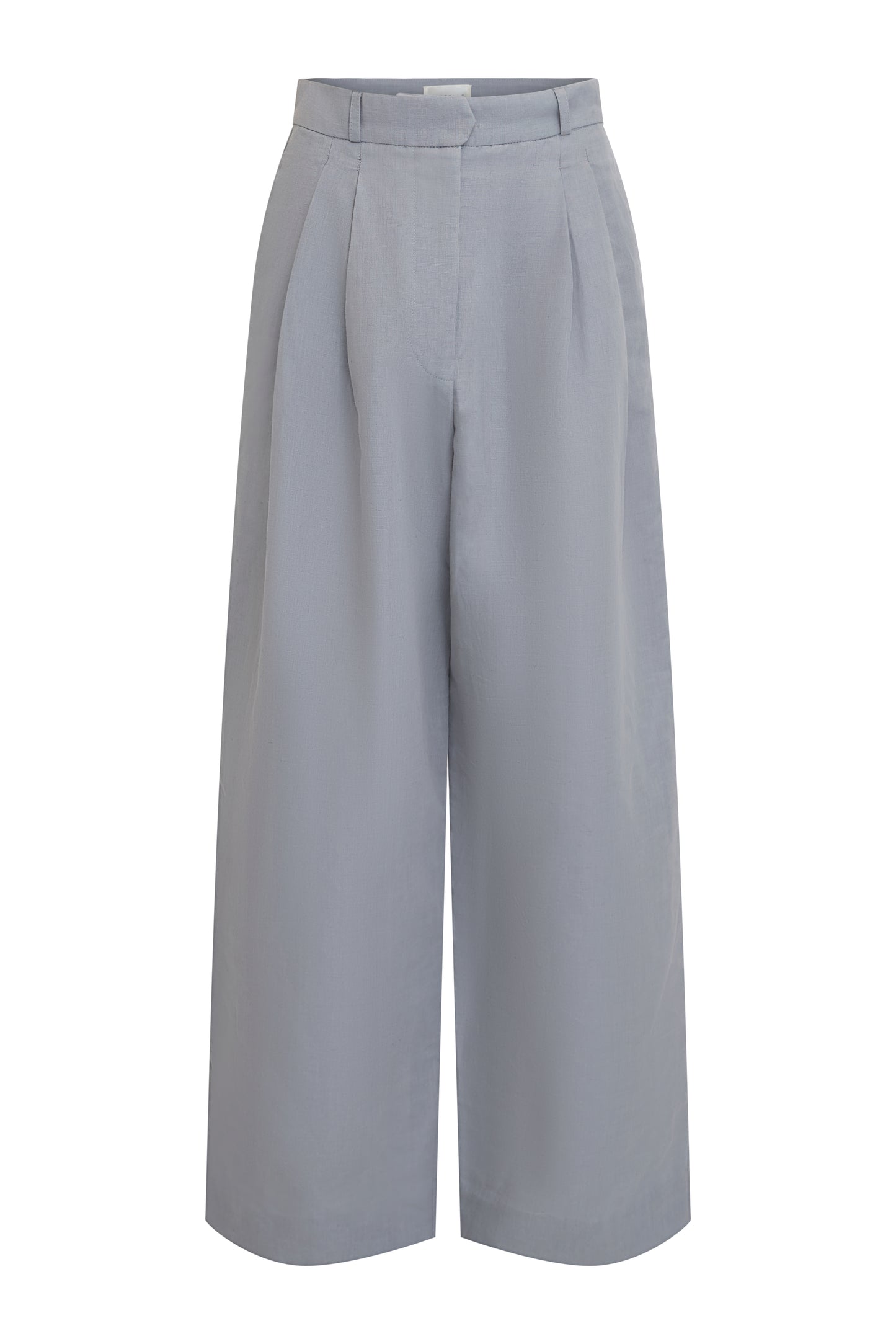 Tailored Wide Leg Pants in Linen